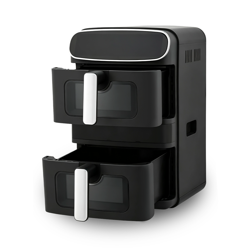 Double Stack Visible Air Fryer Gamit ang BLDC Motor