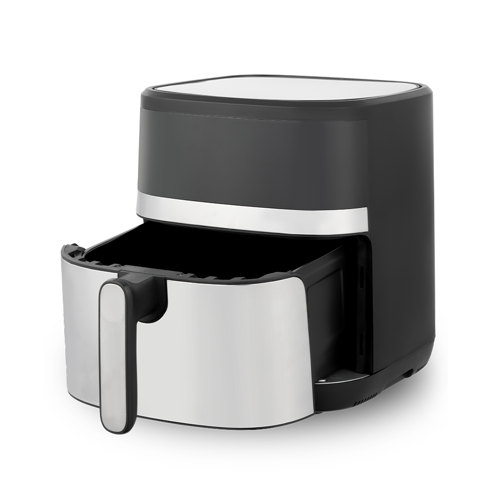 Elegant White Steel Color Screen Air Fryer