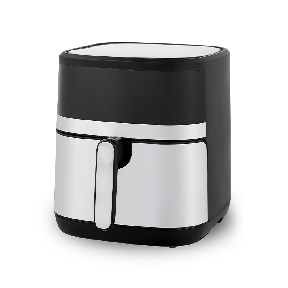 Elegant White Steel Color Screen Air Fryer