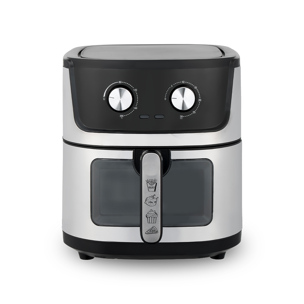 Rotary Control na Nakikitang Malaking Kapasidad na Air Fryer