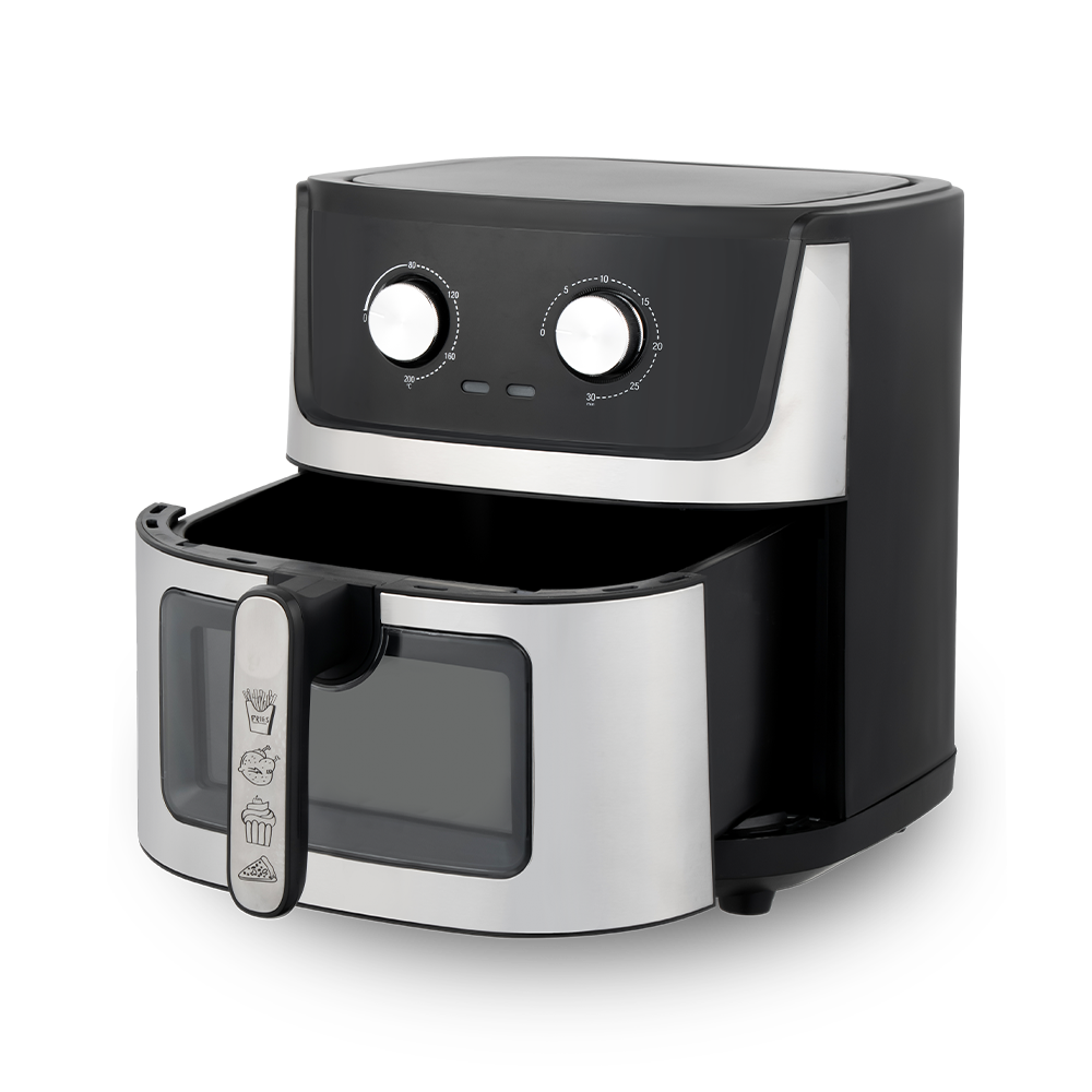 Rotary Control na Nakikitang Malaking Kapasidad na Air Fryer