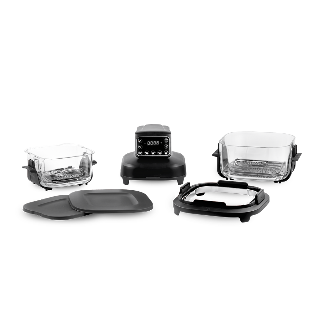 Minimalist Push-Button Air Fryer